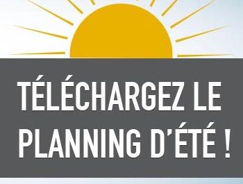 Planning d'été cours collectifs